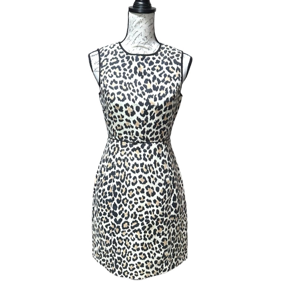 Kate Spade โ ๏ธ Pauline Leopard Print Dress Size 4
